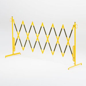 Bariera odgradzająca, składana, bez kół, 3000 mm, żółto-czarny