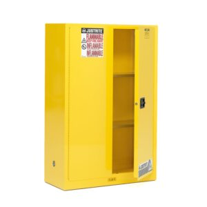 Szafa na chemikalia ENCLOSE, atest FM, 2 półki, 1651x1092x457 mm, 170 L