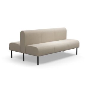 Sofa modułowa VARIETY, 3-osobowa, podwójna, tkanina Pod CS, piaskowy