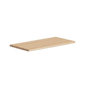 Półka do regału QBUS, 760x378 mm, 1 szt., dąb