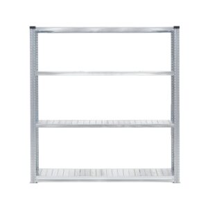 Regał TRANSFORM, moduł podstawowy, 4 półki, 1972x1500x320 mm, galwanizowany