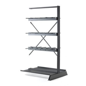 Regał PLUS, dwustronny, moduł dodatkowy, 2500x1250 mm