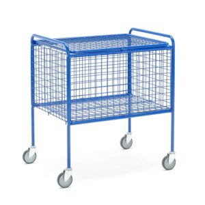 Wózek VAN, z siatki z pokrywą, niebieski