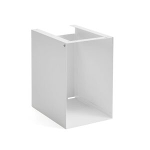 Przegroda podblatowa QBUS, model wysoki, biały