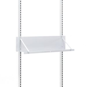 Prosta półka stalowa do stołu MOTION, 200x1490x200 mm