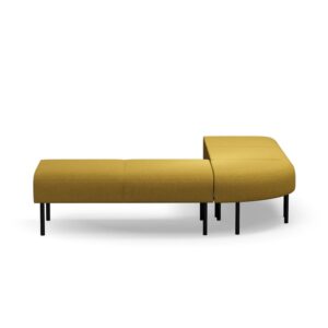 Ławka narożna VARIETY, na zewnątrz, tkanina Blues CSII, złoty