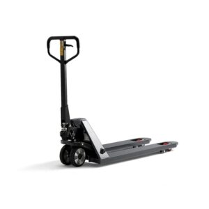 Wózek paletowy BOOST, Quicklift, 2000 kg, 1150 mm, guma, polyester, szary