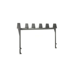 Półka górna CARGO, 1600x300 mm, 6 przegródek, szary