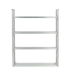 Regał na opony, 4 półki, moduł podstawowy, 2500x2100x400 mm