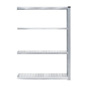 Regał TRANSFORM, moduł dodatkowy, 4 półki, 1972x1200x400 mm