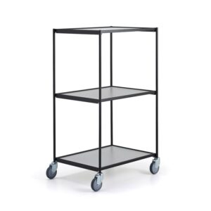 Wózek LINER, z półkami, 3 półki, 1460x640x850 mm