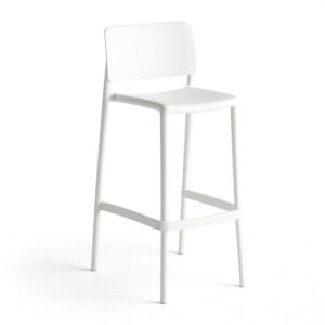 Krzesło barowe RIO, biały