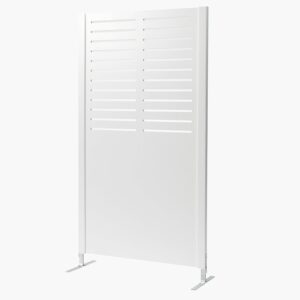 Ścianka działowa FREE, linie, 940x1720 mm, biały