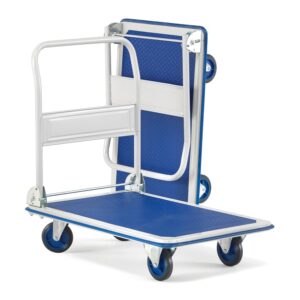 Składany wózek platformowy FOLD, 300 kg, 610x905 mm