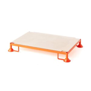 Paleta stalowa ATTACH, 1200x800x160 mm, platforma ze sklejki, obciążenie 500 kg