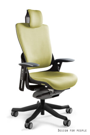 WAU 2 - CZARNY/TKANINA BL410 MUSTARD Unique