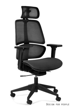 ERGO (ZM-716A) - SIATKA/SIATKA CZARNA Unique