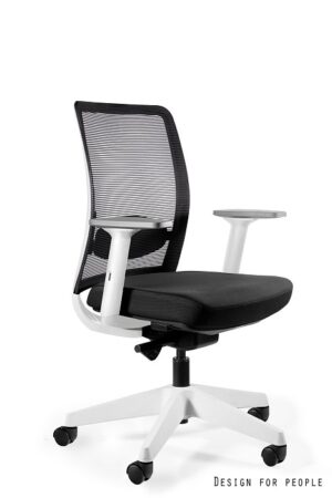 ANGGUN M - BIAŁY, CZARNA SIATKA/TKANINA BL418 BLACK Unique