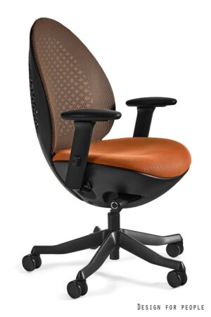 OVO - CZARNY, SIATKA NW45 MANDARIN/TKANINA BL405 MANDARIN Unique